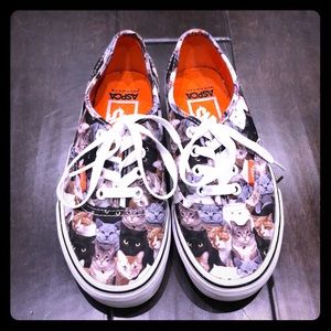 VANS x ASPCA cat print authentics